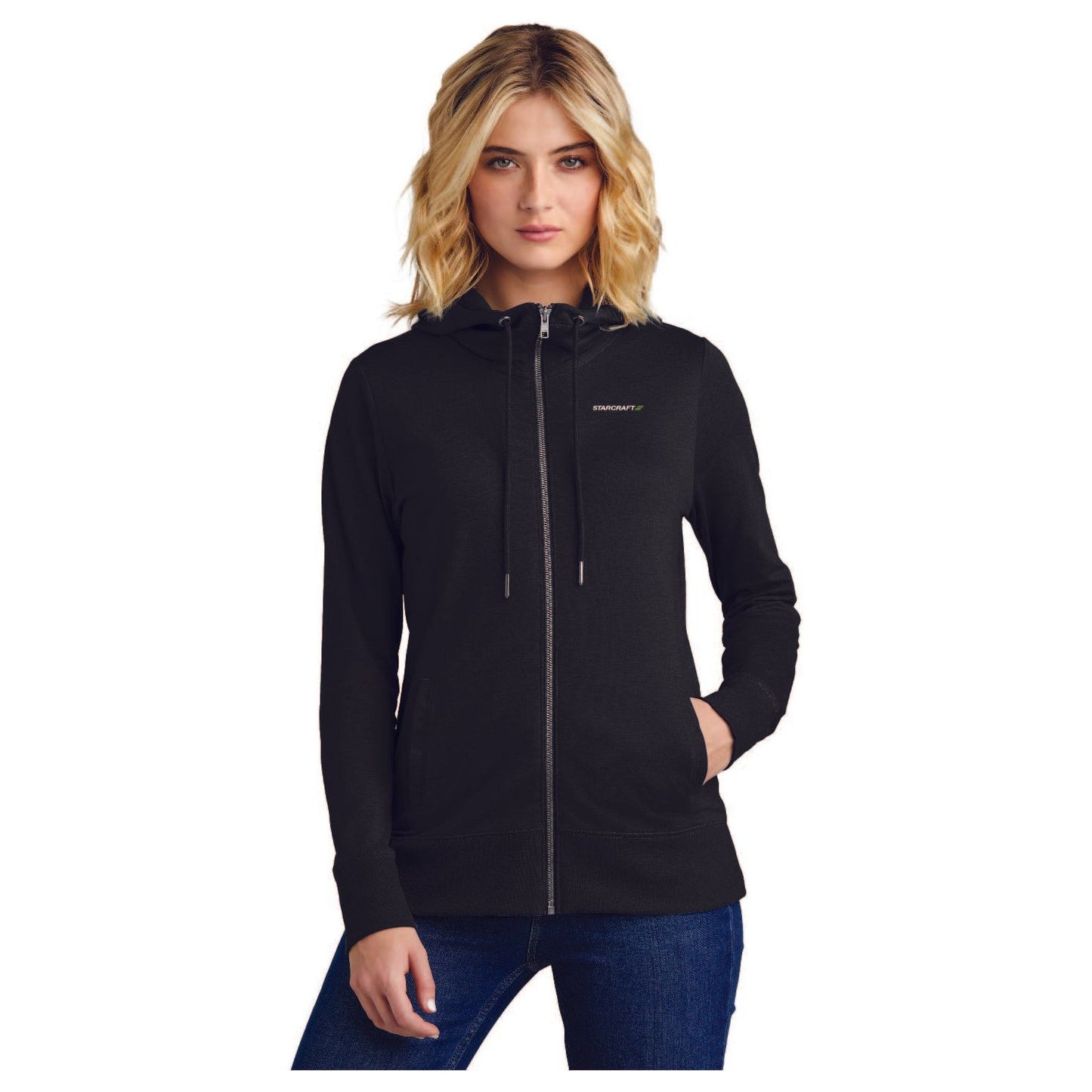District® Women’s Featherweight French Terry™ Full-Zip Hoodie - DT673