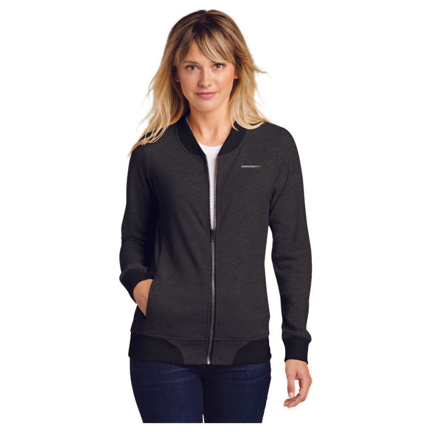 Sport-Tek® Ladies Lightweight French Terry Bomber - LST274