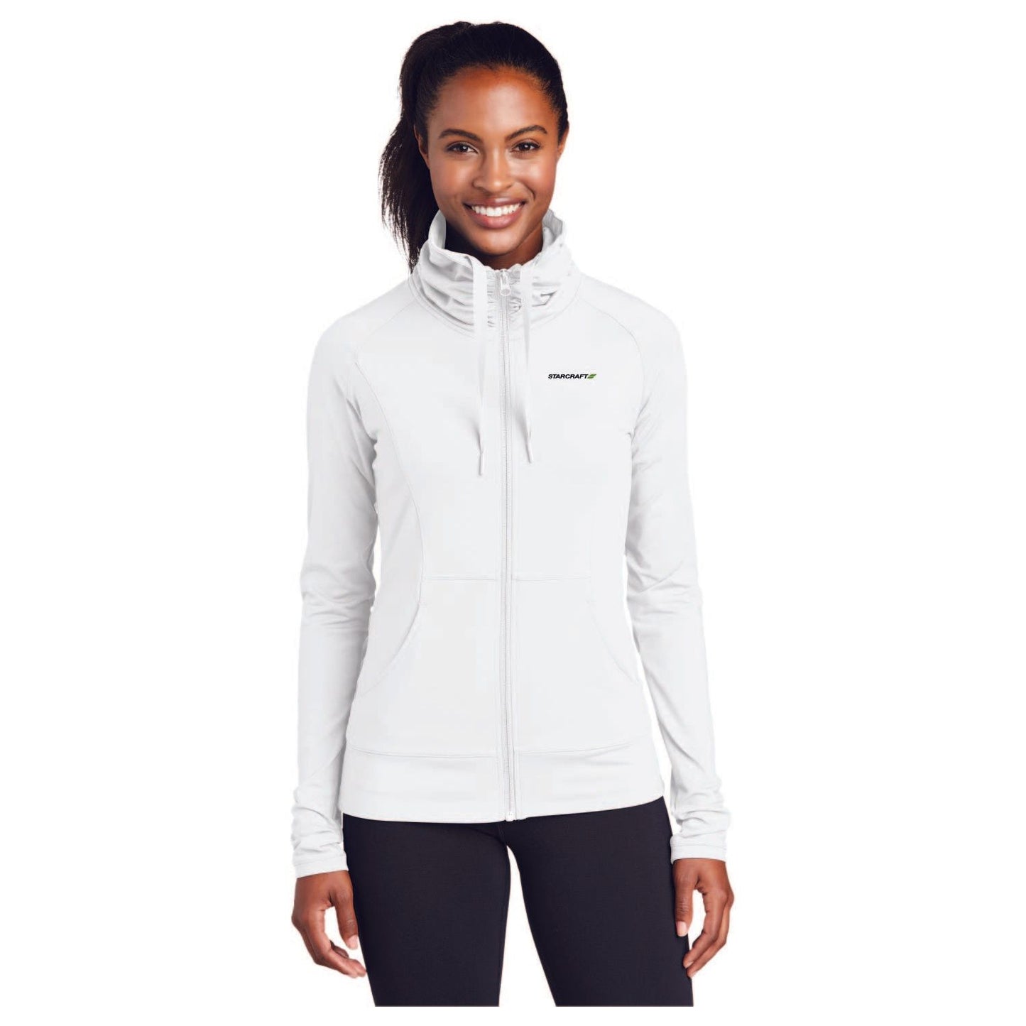 Sport-Tek® Ladies Sport-Wick® Stretch Full-Zip Jacket - LST852