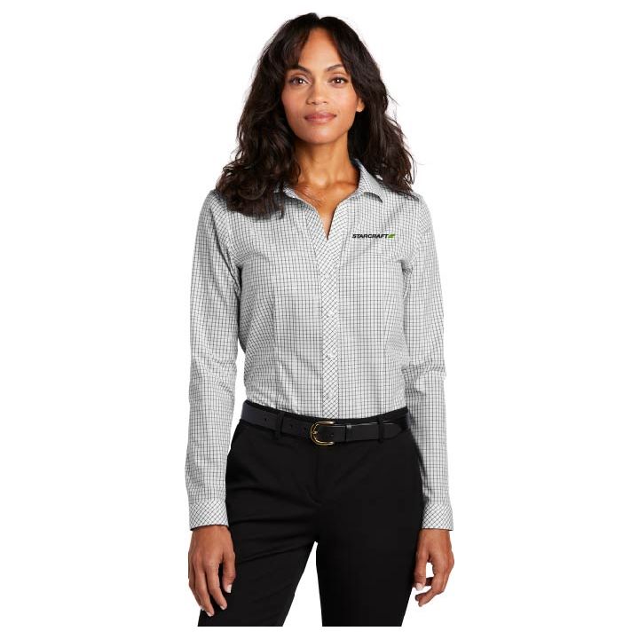 Red House ® Ladies Open Ground Check Non-Iron Shirt - RH86