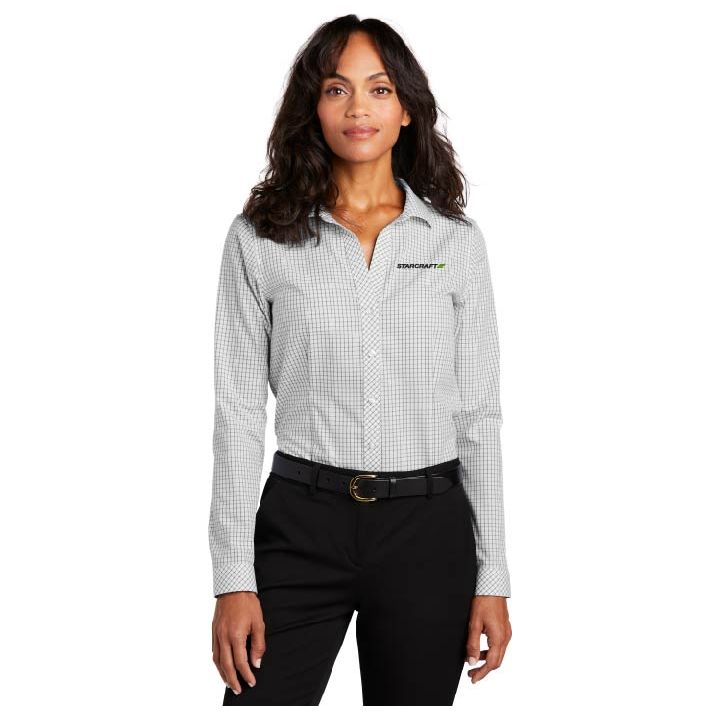 Red House ® Ladies Open Ground Check Non-Iron Shirt - RH86