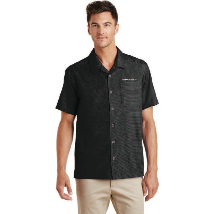 Men's Port Authority® Textured Camp Shirt - S662