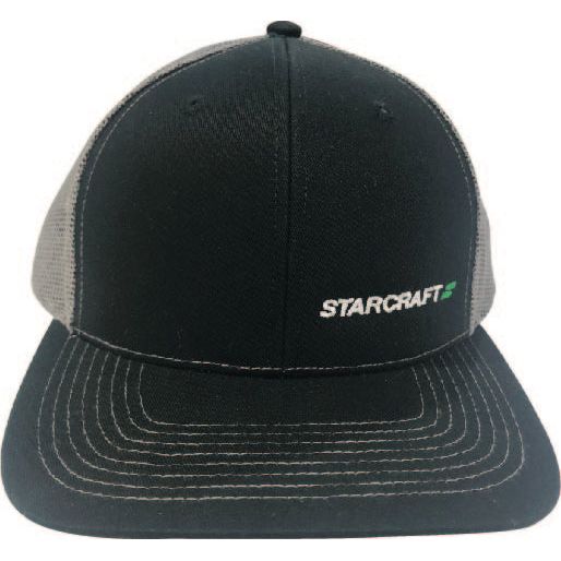 Black And Grey Adjustable Mesh Snapback - OC771
