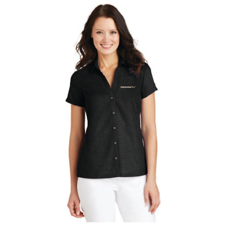 Ladies' Port Authority® Textured Camp Shirt - L662