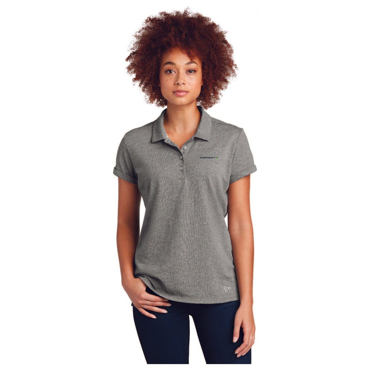 New Era ® Ladies Slub Twist Polo - LNEA301